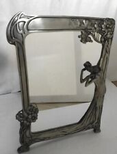 Standspiegel aus versilbertem