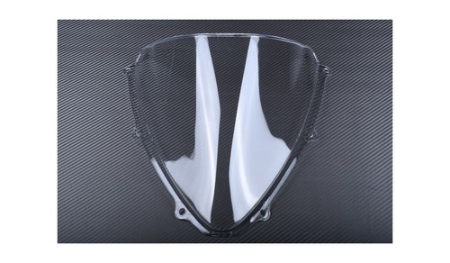 Klar windschild carbon - carbon, grau