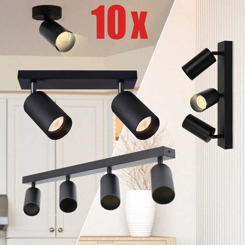 10x gu10 led schienensystem - gu10,