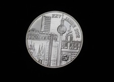 Gedenkmünze 10 Mark DDR 1974 25 Jahre DDR Silber