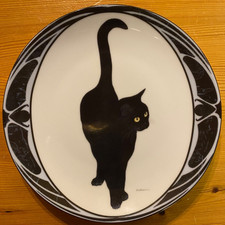 Katzenteller, Wandteller, Auf