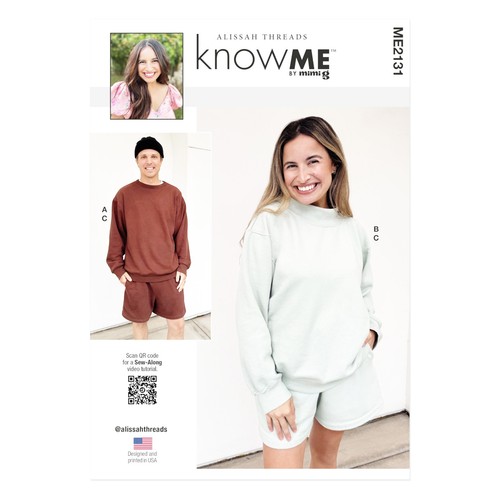 Knowme schnittmuster me2131 - schnittmuster,