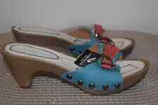 Viseniya Sandalen Pantoletten Hausschuhe Clogs weiß Absatz Gr. 37 neu