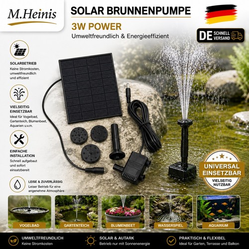 Solarpumpe🌞Springbrunnen