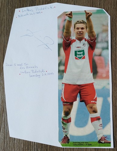 A22 autogramm lukas - autogramm,