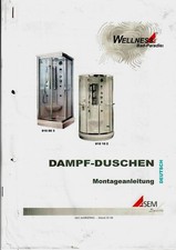 DAMPF Luxus  Dusche  mit Musik, Dampf Sauna, Bad, Wasserbad,  Schwimmbad