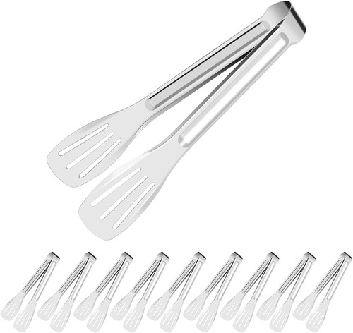 Küchenzange edelstahl 10er - edelstahl,