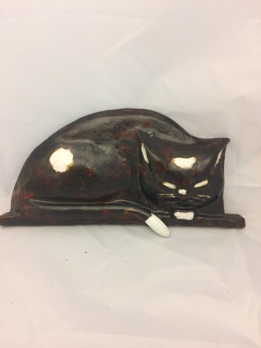 Design keramik liegende katze - keramik,