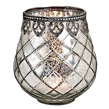 ❀ Windlicht Bauernsilber