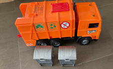 Bruder Müllauto mit 2 Mülltonnen TOP