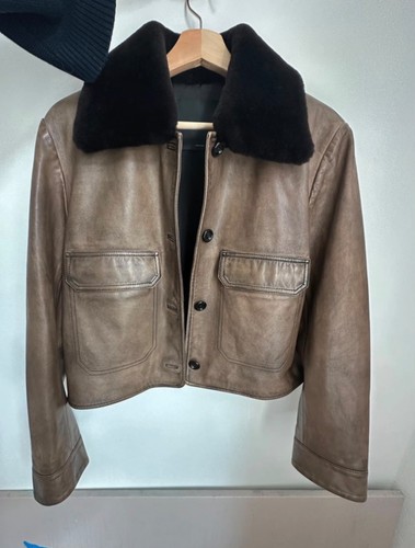 Massimo dutti lederjacke - dutti,