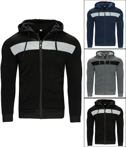 Herren kapuzenjacke zip hoodie - kapuzenjacke,