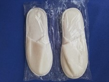 Hotelschuhe, weiß, Sohle ca. 28,5 cm lang, Frottee, Unisex, OVP.