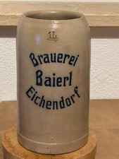 1 l Bierkrug Krug Masskrug Bier Brauerei Baierl Eichendorf