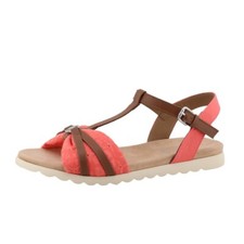 Tom Tailor Damen Sandale T-Steg Riemchensandale flexibel leicht Gr.37-43