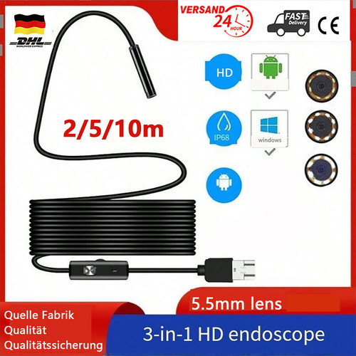 10m endoskop usb kamera - usb, led