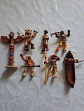 7 Bullyland Figuren Indianer 