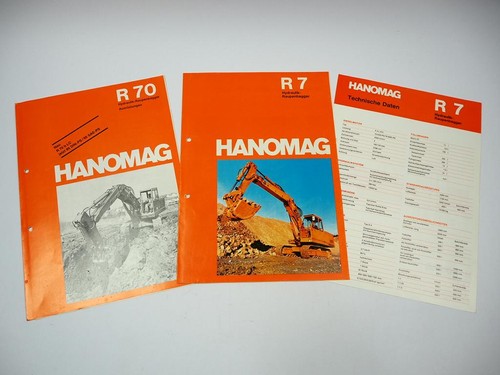 Hanomag raupenbagger - r7, +