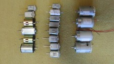 MODELLBAU     18 Motore für verschiedene Spannungen     teils  NEU  /  gebraucht