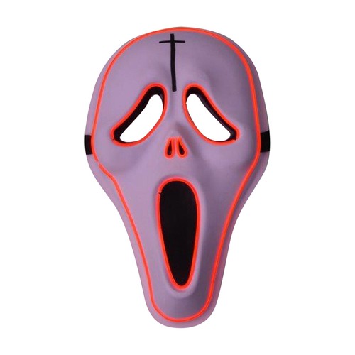 Leuchtende led maske scream - maske,