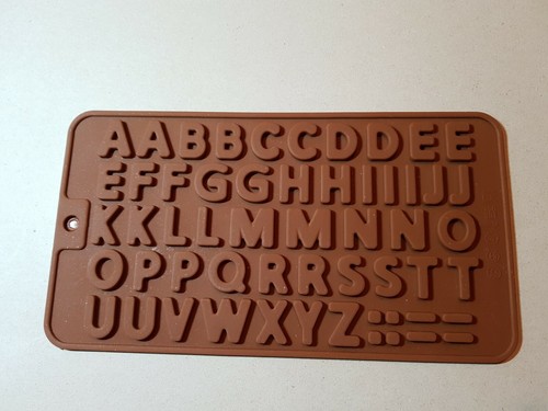 Alphabet silikonform keine - 1,