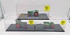 Schuco 1:43 Traktor Sammlung Güldner A4M Toledo Fendt Farmer 2s Geräte in BOX