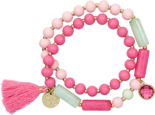Armband love summer rosa - -, i