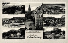 Ak Hohenlimburg Hagen in Westfalen, Schloss, Burgfried, Brücke - 4895177