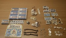 Alte Bettwäsche Knöpfe, Druckknöpfe, Haken, Omas Zeiten, Elite Prym, Konvolut