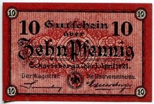 10 PFENNIG 1921 City of