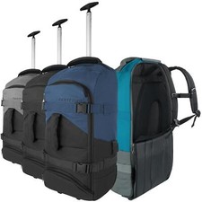 Reisetasche und Rucksack in Einem 60 Liter Trolley mit Rollen Backpacker Tasche