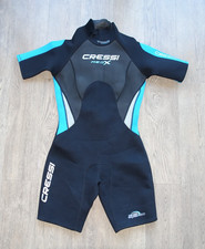 Cressi MED X Lady Shorty Gr L 4 Damen 2,5 mm Wetsuit CR005 schwarz blau Neopren