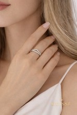 LUMIÈRE Pavé Moissanit Ring