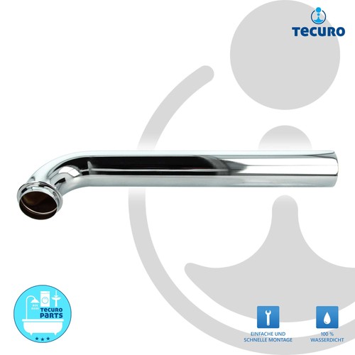 Tecuro wandrohr mit bogen - tecuro,