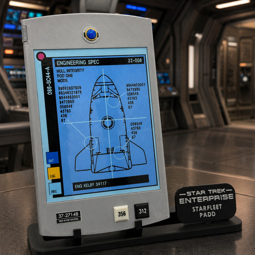 Star trek enterprise padd - star,