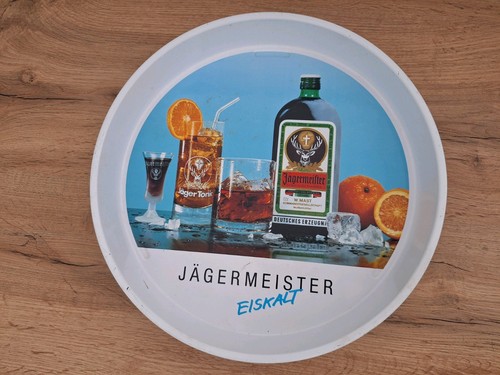 Jägermeister metall tablett - jägermeister, metall-tablett