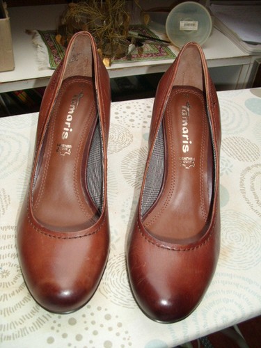 Damenlederpumps neu braun - damenlederpumps,,