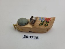 Fingerhut Holzschuh Annaberg-Buchholz Holz Metall lumenmotiv Andenken #259715