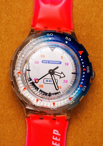 Swatch scuba 200 deep dive - scuba,