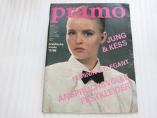 DDR PRAMO Praktische Mode Schnittmuster 11/1988 Jung Kess Elegant Fest Kleid DIY