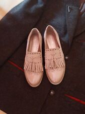 Mokassin Dirndlschuh Trachtenschuh sand Lack Größe 37 im Landhausstil,  1