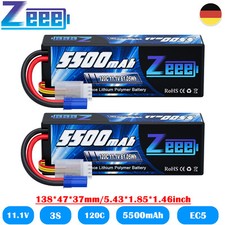 2X Zeee 3S 11,1V 120C 5500mAh