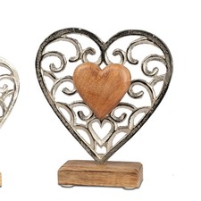 Dekoobjekt Herz Romantik H