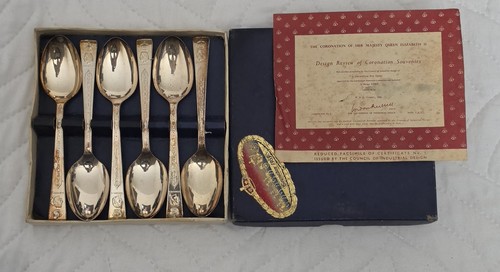 Coronation teaspoons queen - coronation,