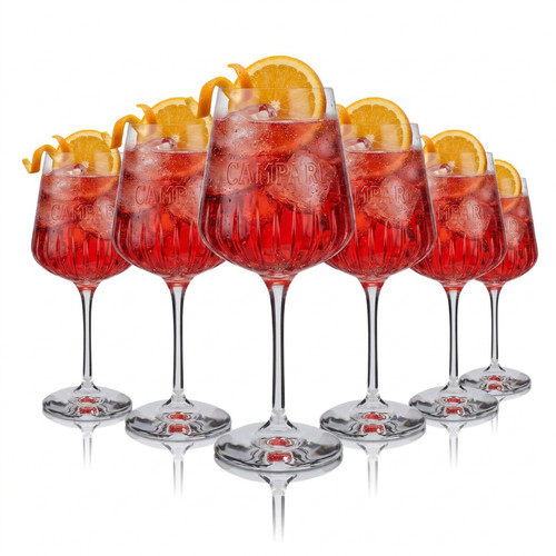 Campari gläser 6er set - set, milano