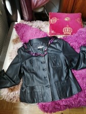 Boutique Ware Sempre Leder Jacke Lederjacke Damen Gr 46 IT ehe 42 44 Butterweich
