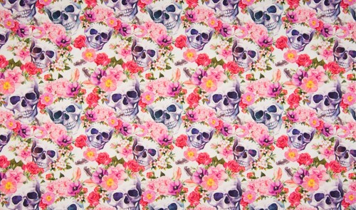 Jersey pink skull totenköpfe - skull,