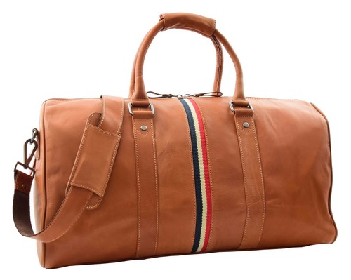 Moderne echtleder reisetasche - echtleder,