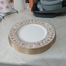 X6 Wedgwood Gold Florentiner