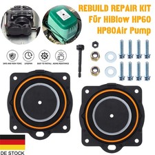 Für Hiblow HP-80 HP60 Luftpumpe Membran Wiederherstellen Reparatur Satz Schwarz
